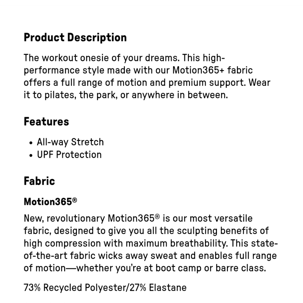 Fabletics Onesie - image 7